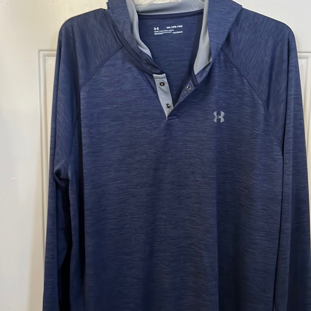 Under Armour long sleeve hooded shirt